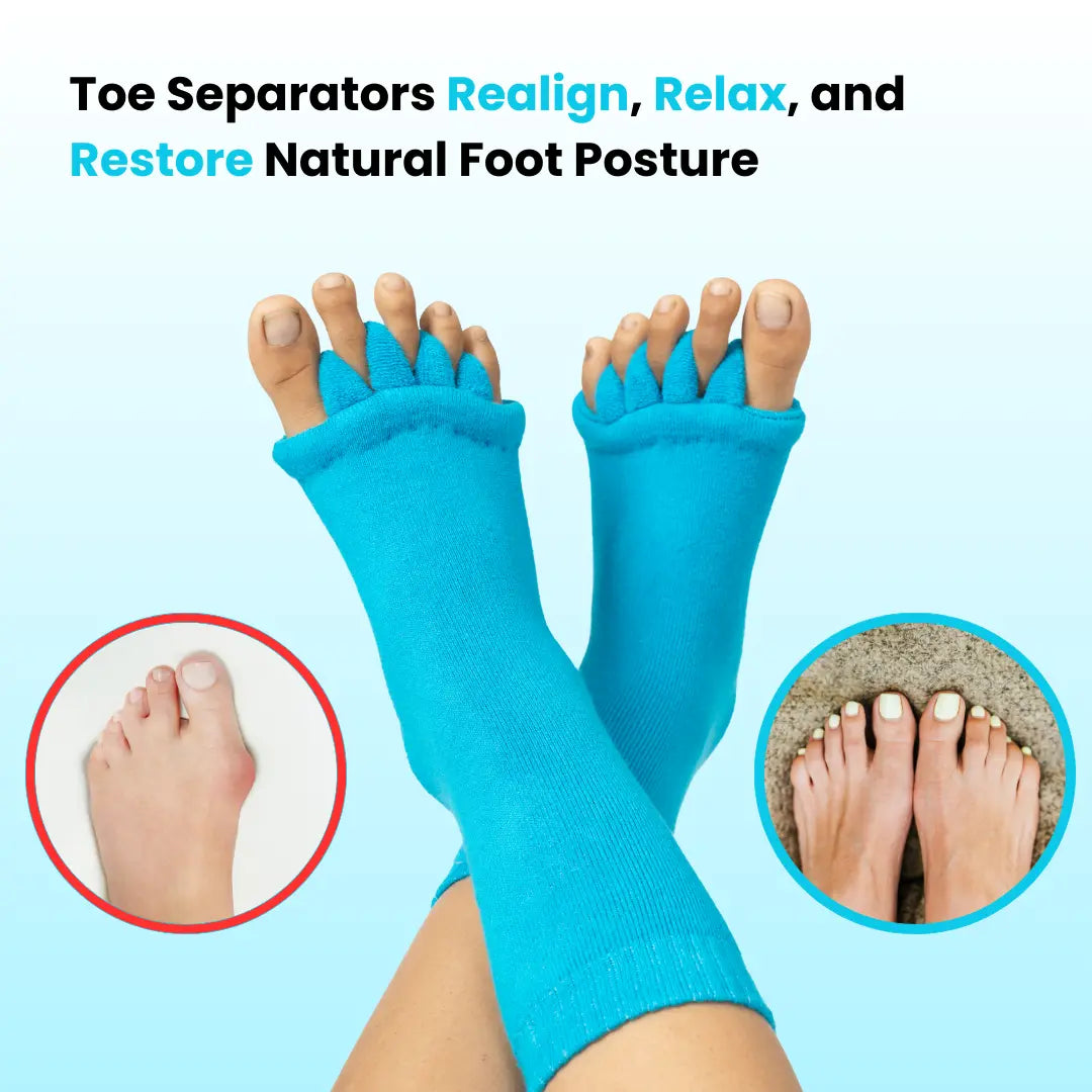 Blue Foot Alignment Socks