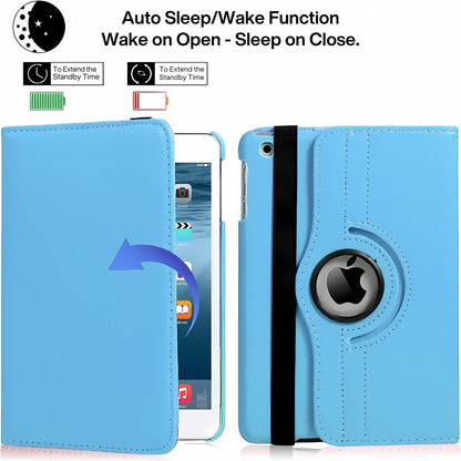 Leather Folio Case with Kickstand for iPad