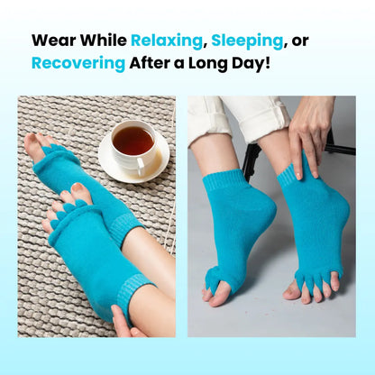 Blue Foot Alignment Socks