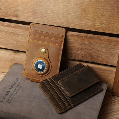 Slim AirTag Leather Wallet