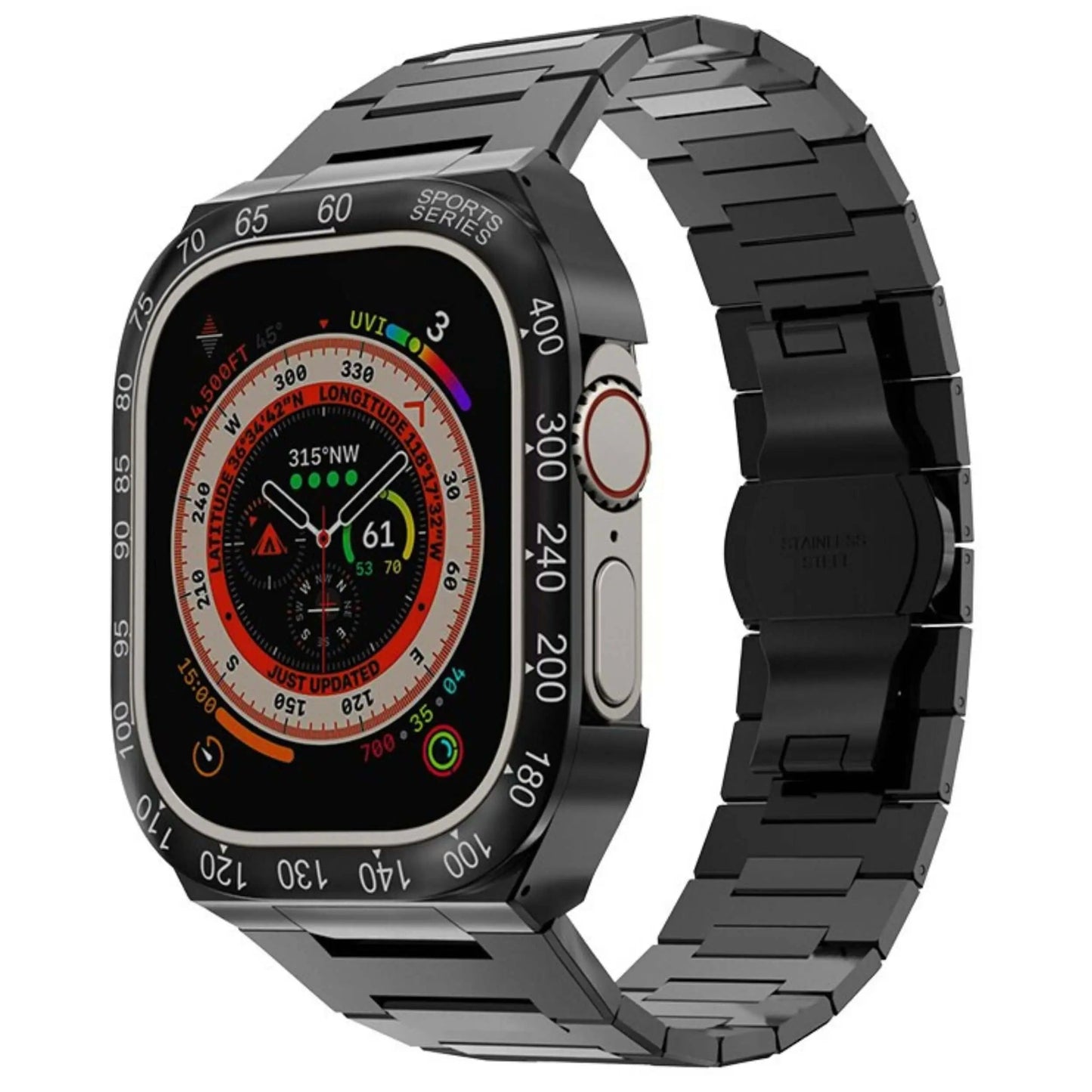 Stainless Steel Case & Band for Apple Watch