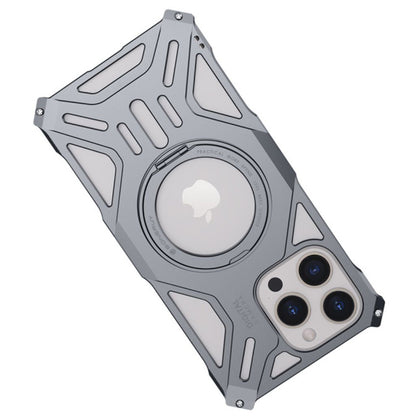 Magnetic Metal Case with Kickstand for iPhone