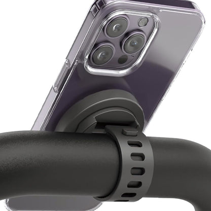 Magnetic Phone Mount for Gym, Bikes, Strollers, and Magnetic Surfaces