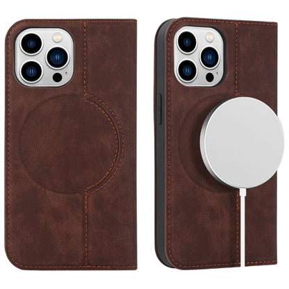Magnetic Leather Case with Wallet for iPhone