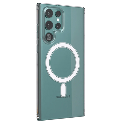 Magnetic Clear Case for Samsung