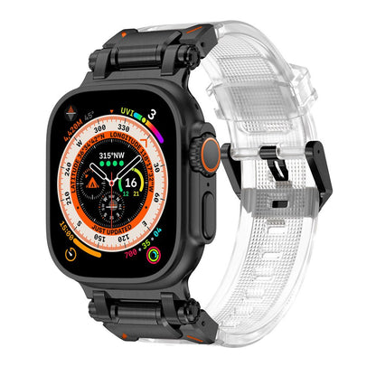 Silicone & Stainless Steel Band for Apple Watch