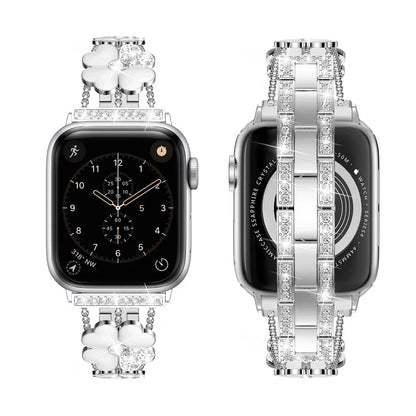 Women’s Lucky Clover Rhinestone Apple Watch Band